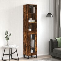 vidaXL Highboard Räuchereiche 34,5x34x180 cm...