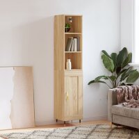 vidaXL Highboard Sonoma-Eiche 34,5x34x180 cm Holzwerkstoff