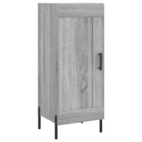 vidaXL Highboard Grau Sonoma 34,5x34x180 cm Holzwerkstoff