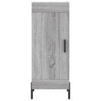 vidaXL Highboard Grau Sonoma 34,5x34x180 cm Holzwerkstoff