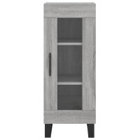 vidaXL Highboard Grau Sonoma 34,5x34x180 cm Holzwerkstoff