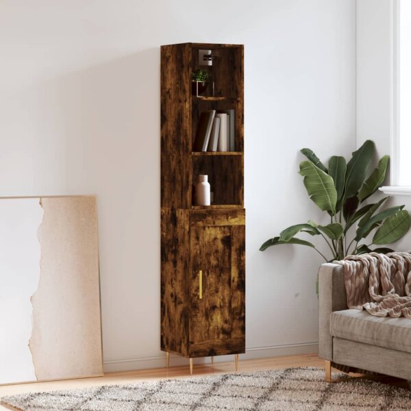 vidaXL Highboard R&auml;uchereiche 34,5x34x180 cm Holzwerkstoff