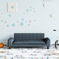 vidaXL Kindersofa Dunkelgrau 90x53x30 cm Stoff