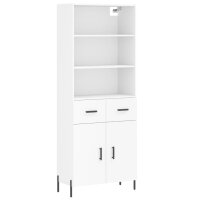 vidaXL Highboard Weiß 69,5x34x180 cm Holzwerkstoff