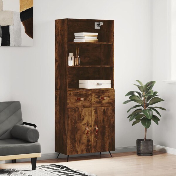 vidaXL Highboard R&auml;uchereiche 69,5x34x180 cm Holzwerkstoff