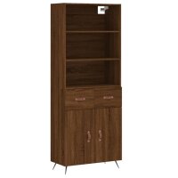 vidaXL Highboard Braun Eichen-Optik 69,5x34x180 cm...