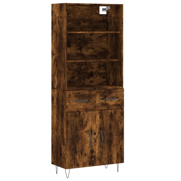 vidaXL Highboard R&auml;uchereiche 69,5x34x180 cm Holzwerkstoff