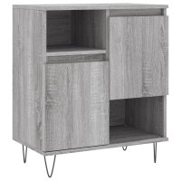 vidaXL Sideboards 3 Stk. Grau Sonoma Holzwerkstoff