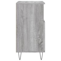 vidaXL Sideboards 3 Stk. Grau Sonoma Holzwerkstoff