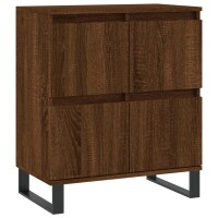 vidaXL Sideboards 2 Stk. Braun Eichen-Optik Holzwerkstoff