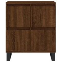 vidaXL Sideboards 2 Stk. Braun Eichen-Optik Holzwerkstoff