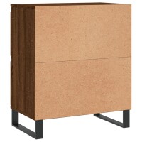 vidaXL Sideboards 2 Stk. Braun Eichen-Optik Holzwerkstoff