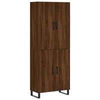 vidaXL Highboard Braun Eichen-Optik 69,5x34x180 cm...