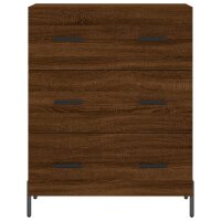 vidaXL Highboard Braun Eichen-Optik 69,5x34x180 cm Holzwerkstoff