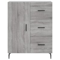 vidaXL Highboard Grau Sonoma 69,5x34x180 cm Holzwerkstoff