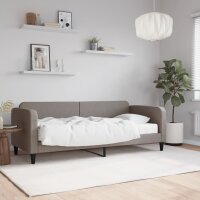 vidaXL Tagesbett mit Matratze Taupe 80x200 cm Stoff