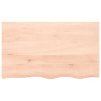 vidaXL Waschtischplatte 100x60x4 cm Massivholz Unbehandelt