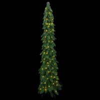 vidaXL Künstlicher Weihnachtsbaum mit 130 LEDs 210 cm