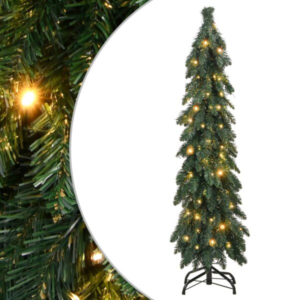 vidaXL K&uuml;nstlicher Weihnachtsbaum mit 60 LEDs 120 cm