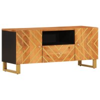 vidaXL TV-Schrank Braun und Schwarz 105x33,5x46 cm...