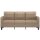 vidaXL 3-Sitzer-Sofa Cappuccino-Braun 180 cm Kunstleder