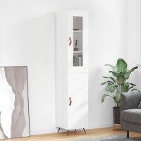 vidaXL Highboard Weiß 34,5x34x180 cm Holzwerkstoff