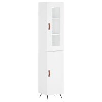 vidaXL Highboard Weiß 34,5x34x180 cm Holzwerkstoff