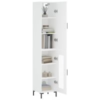 vidaXL Highboard Wei&szlig; 34,5x34x180 cm Holzwerkstoff