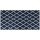 vidaXL Outdoor-Teppich Marineblau Weiß 100x200 cm Beidseitig Nutzbar