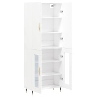 vidaXL Highboard Wei&szlig; 69,5x34x180 cm Holzwerkstoff