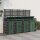 vidaXL Mülltonnenbox für 4 Tonnen Grau Massivholz Kiefer