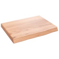 vidaXL Waschtischplatte Hellbraun 40x30x4 cm Massivholz Behandelt