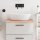 vidaXL Waschtischplatte Hellbraun 60x50x2 cm Massivholz Behandelt