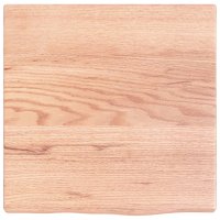 vidaXL Waschtischplatte Hellbraun 40x40x2 cm Massivholz Behandelt