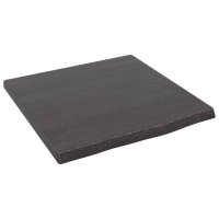 vidaXL Waschtischplatte Dunkelgrau 40x40x2 cm Massivholz...