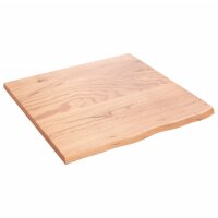 vidaXL Waschtischplatte Hellbraun 60x60x2 cm Massivholz Behandelt