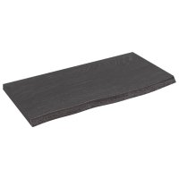 vidaXL Waschtischplatte Dunkelgrau 60x30x2 cm Massivholz...