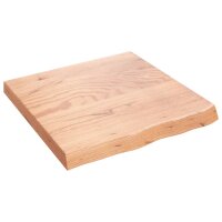 vidaXL Waschtischplatte Hellbraun 60x60x6 cm Massivholz...