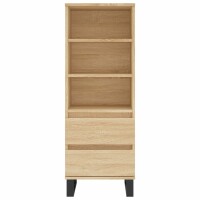 vidaXL Highboard Sonoma-Eiche 40x36x110 cm Holzwerkstoff