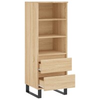 vidaXL Highboard Sonoma-Eiche 40x36x110 cm Holzwerkstoff