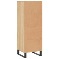 vidaXL Highboard Sonoma-Eiche 40x36x110 cm Holzwerkstoff