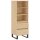 vidaXL Highboard Sonoma-Eiche 40x36x110 cm Holzwerkstoff