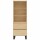 vidaXL Highboard Sonoma-Eiche 40x36x110 cm Holzwerkstoff