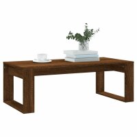 vidaXL Couchtisch Braun Eichen-Optik 102x50x35 cm Holzwerkstoff