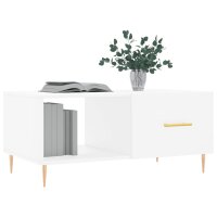 vidaXL Couchtisch Wei&szlig; 90x50x40 cm Holzwerkstoff