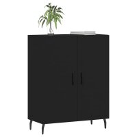 vidaXL Sideboard Schwarz 69,5x34x90 cm Holzwerkstoff