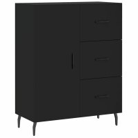 vidaXL Sideboard Schwarz 69,5x34x90 cm Holzwerkstoff