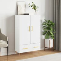 vidaXL Highboard Weiß 69,5x31x115 cm Holzwerkstoff