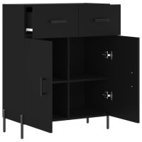 vidaXL Sideboard Schwarz 69,5x34x90 cm Holzwerkstoff