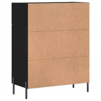 vidaXL Sideboard Schwarz 69,5x34x90 cm Holzwerkstoff